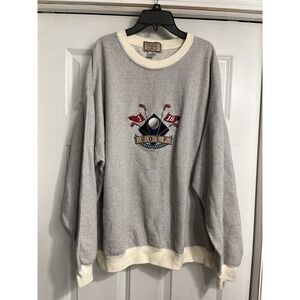 Vtg Specialty Collection Mens Golf Gary Waffle Knit Sweater XL Sweatshirt